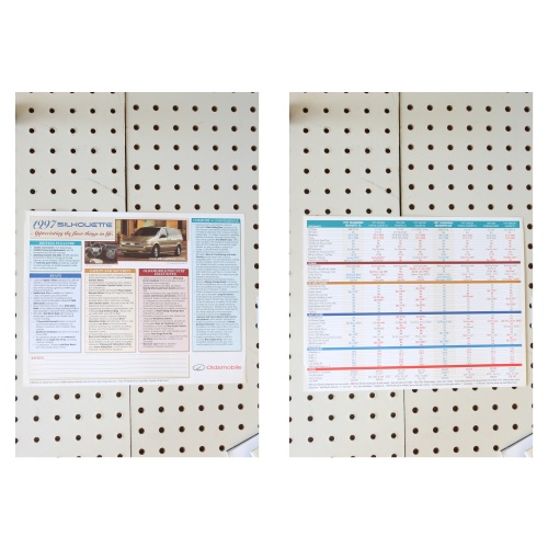 1997 Oldsmobile Silhouette Flyer(Single Page)