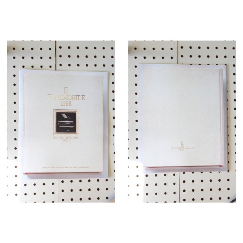 1988 Oldsmobile  Booklet 10th Decade Vol. 1 42 Pages