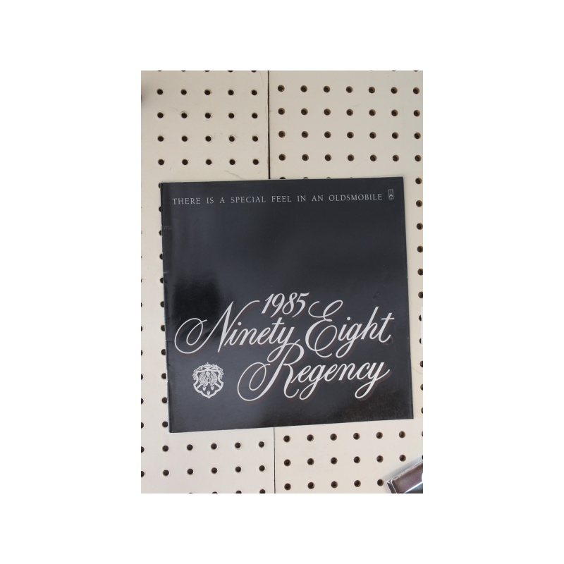 1985 Oldsmobile 98 Regency Brochure  13 Pages