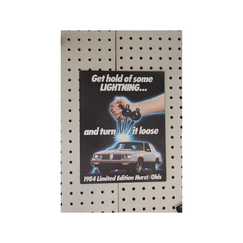 1984 Oldsmobile  Flyer(Poster Size Foldout) Limited Edition Hurst