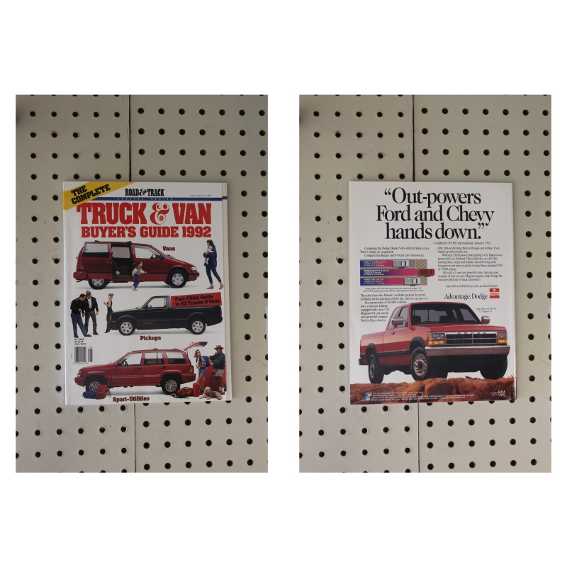 1992   Magazine Road & Track Complete Truck & Van Buyers Guide 152 Pages