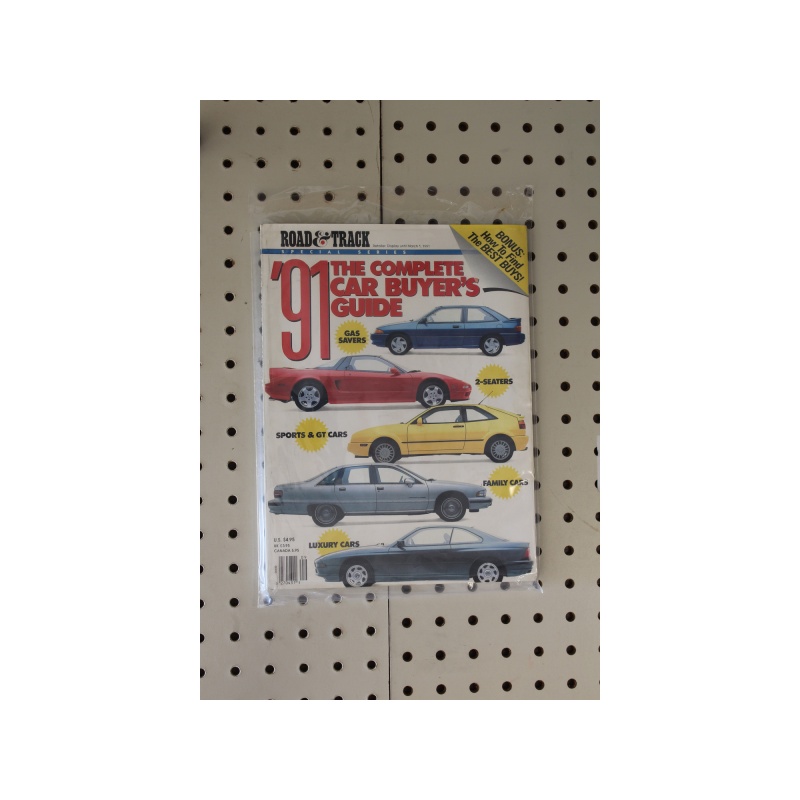 1991   Magazine Road & Track The Complete Car Buyers Guide 232 Pages
