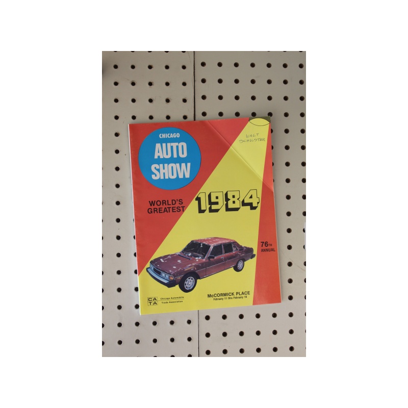 1984   Magazine Chicago Auto Show Worlds Greatest 140 Pages