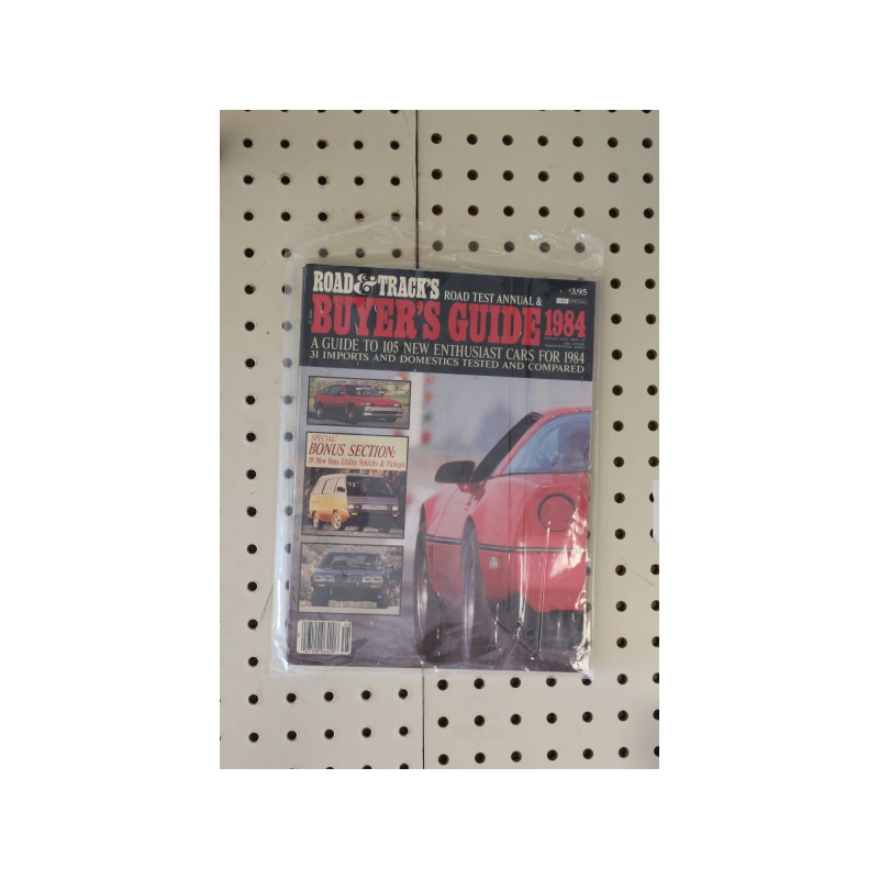 1984   Magazine Road & Track Buyers Guide  216 Pages