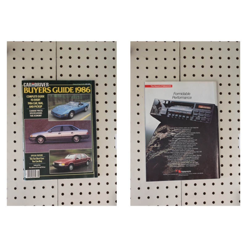 1986   Magazine Car & DriverBuyers Guide  159 Pages