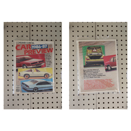 1986   Magazine Consumer Guide CarPreview  Series 64 Pages