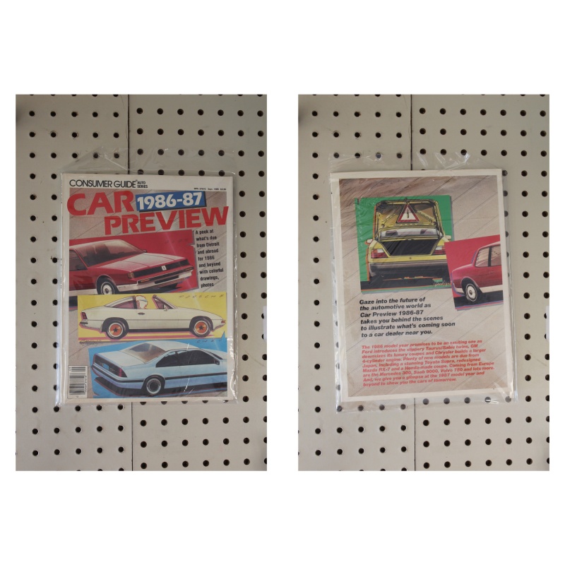 1986   Magazine Consumer Guide CarPreview  Series 64 Pages