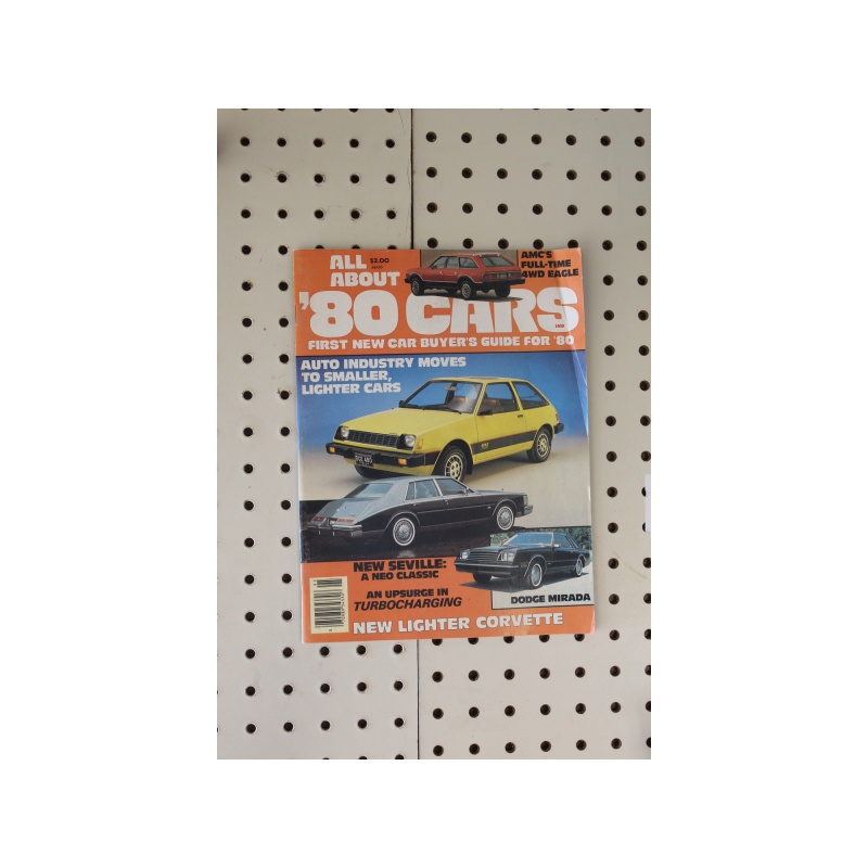 1980   Magazine All about 80 Cars 82 Pages