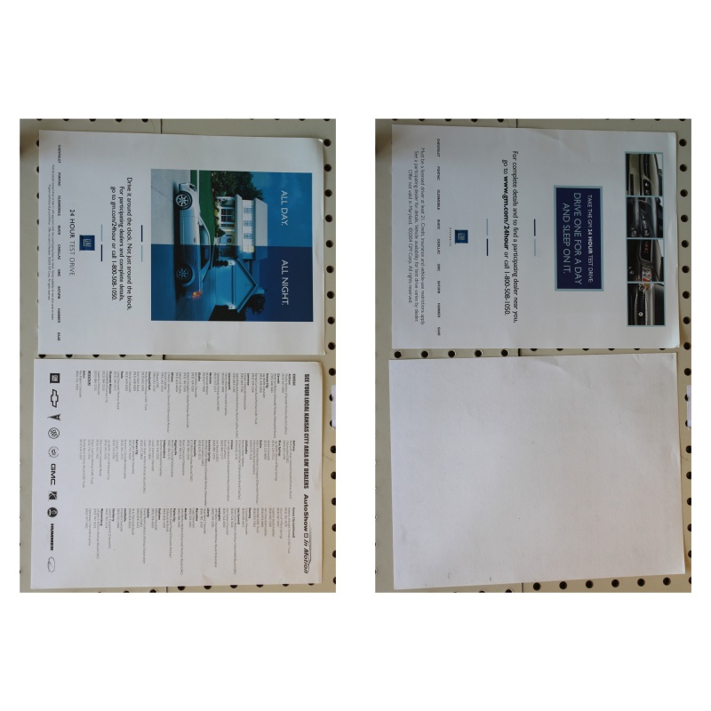 2004   Flyer(Single Page) GM Test Drive Flyer 2 Pages