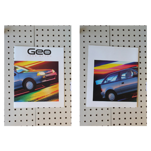 1989 Geo Metro Brochure  12 Pages