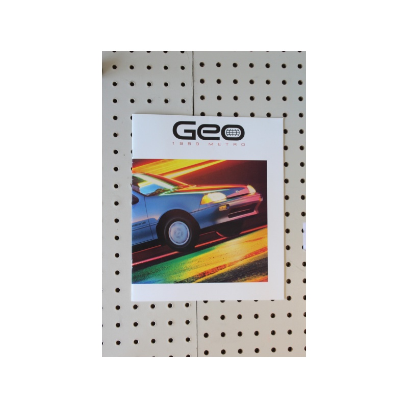 1989 Geo Metro Brochure  12 Pages