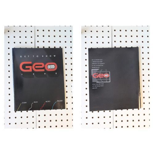 1990 Geo  Brochure Get to Know GEO 49 Pages