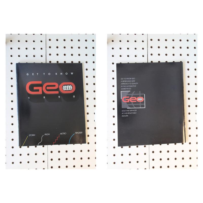 1990 Geo  Brochure Get to Know GEO 49 Pages 