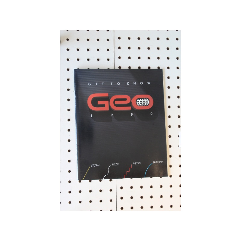 1990 Geo  Brochure Get to Know GEO 49 Pages