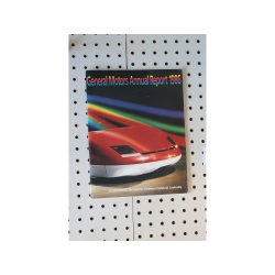 1986   Booklet General Motors Annual Report  44 Pages