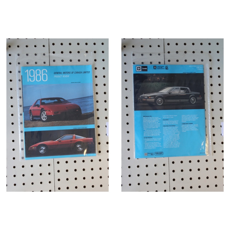 1986   Booklet General Motors of Canada Limited