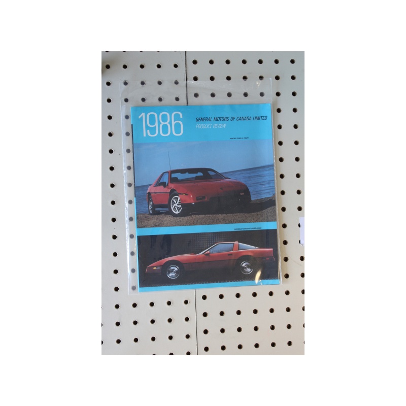 1986   Booklet General Motors of Canada Limited