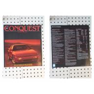 1987 Chrysler Conquest Brochure Imported From Japan  