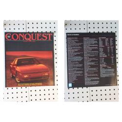 1987 Chrysler Conquest Brochure Imported From Japan  