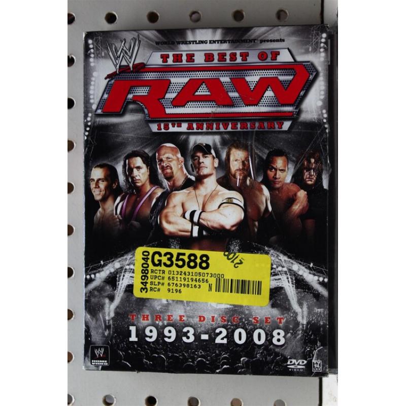 1653: DVD Wwe: Best Of Raw: 15th Anniversary 