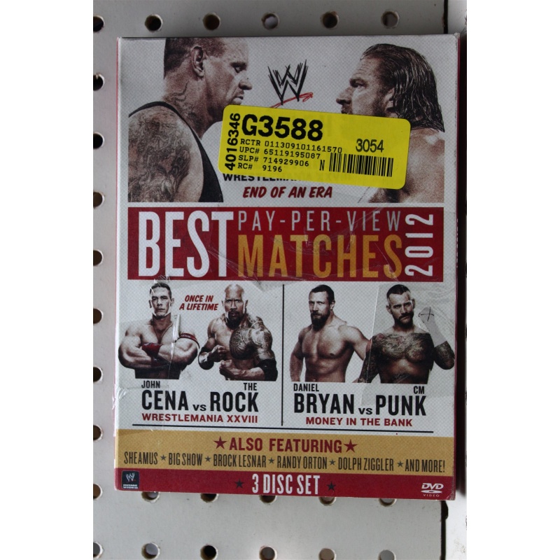 Wwe: Best Pay Per View Matches Of The Year DVD:1594