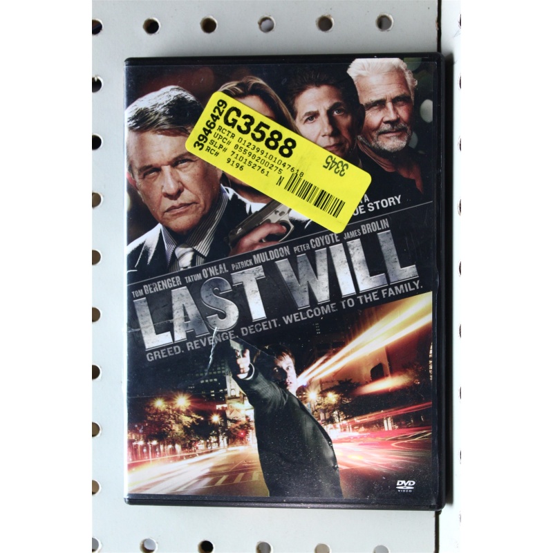 Last Will DVD:1647