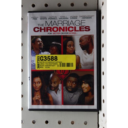 The Marriage Chronicles DVD:1809