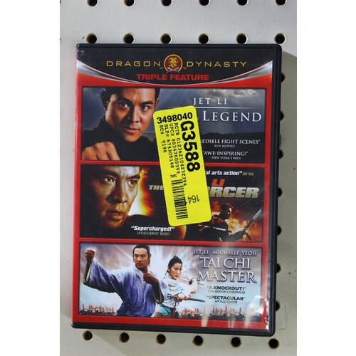 Jet Li Triple Feature DVD:90