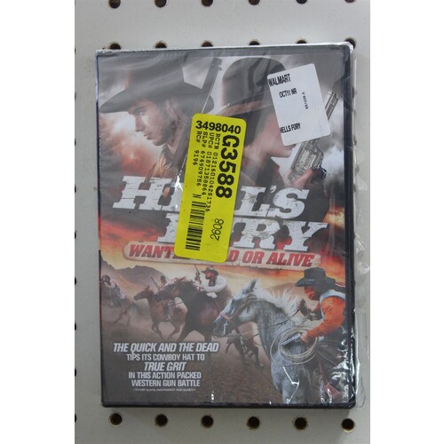 354: DVD Hells Fury: Wanted Dead Or Alive 