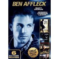 3724: DVD Ben Affleck/Matt Damon 6 Action Films 