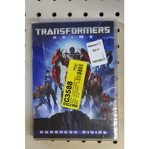 439: DVD Transformers Prime: Darkness Rising 