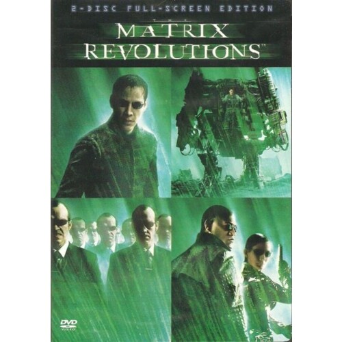 4791: DVD The Matrix Revolutions 