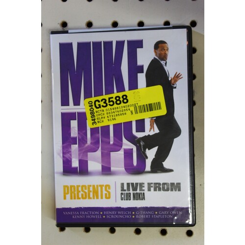 509: DVD Mike Epps Presents: Live From The Club Nokia 