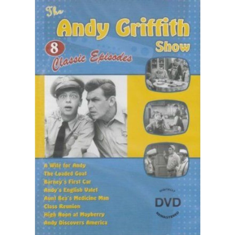 5229: DVD The Andy Griffith Show: 8 Classic Episodes 