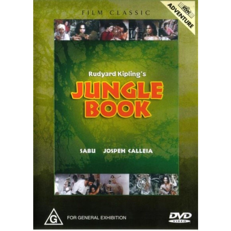 5382: DVD The Jungle Book 