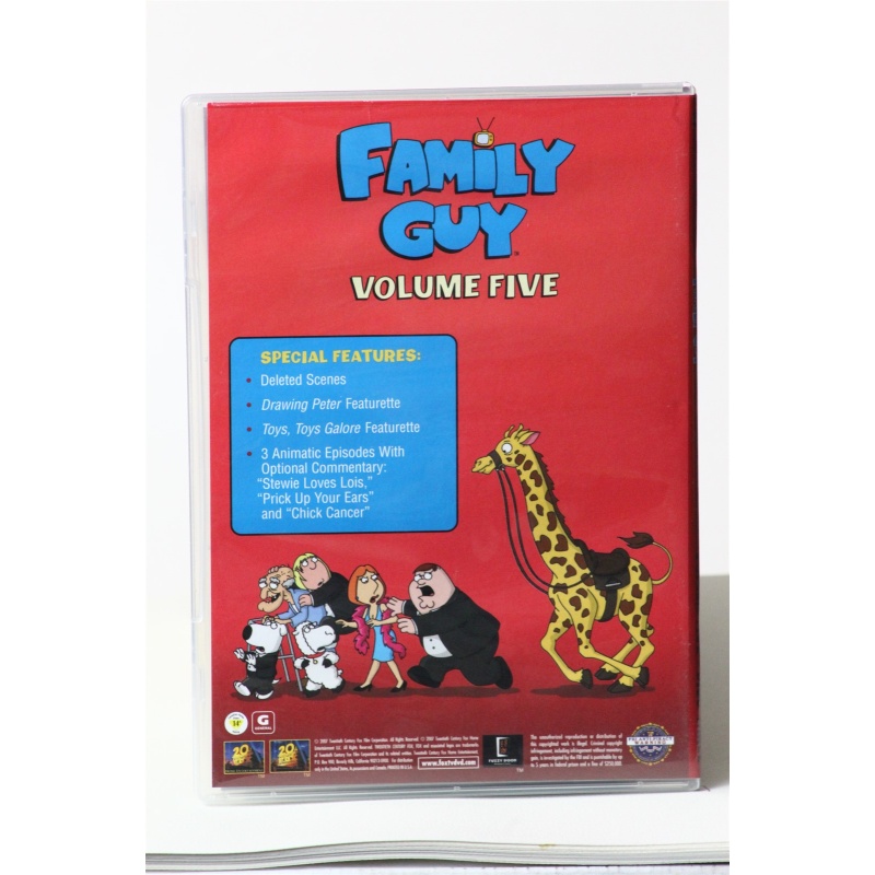 Family Guy  Disc 3 Volume 5 Special Features DVD:5741