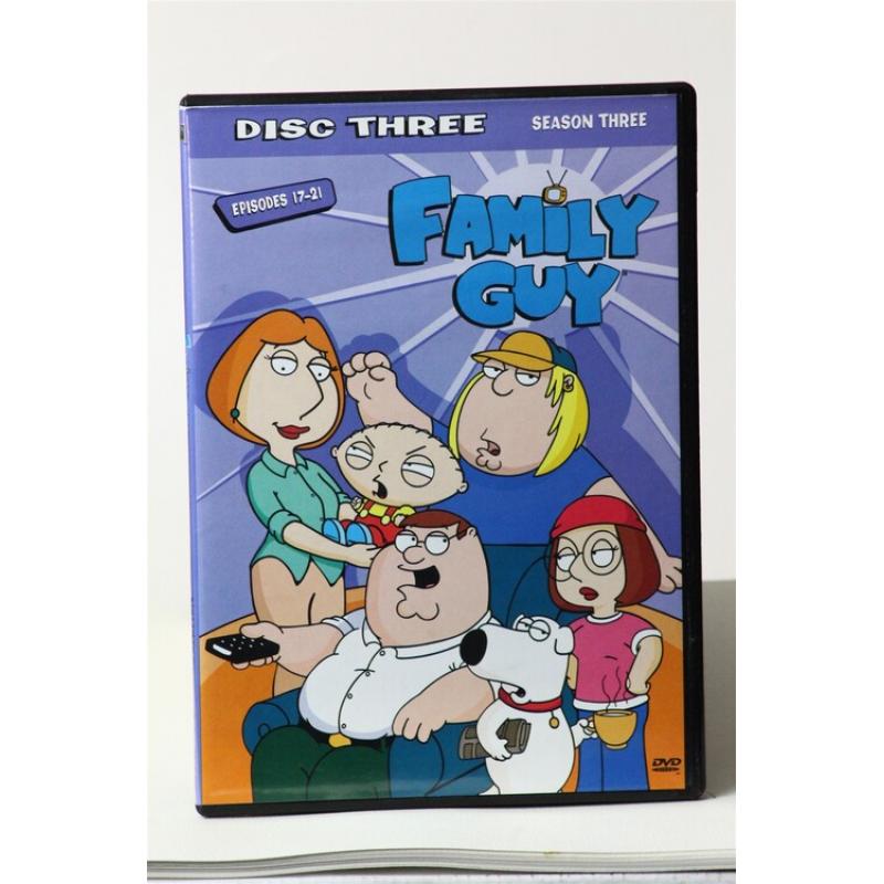 5773: DVD Family Guy  Season 3 Disc 3 Episodes 17 - 21 