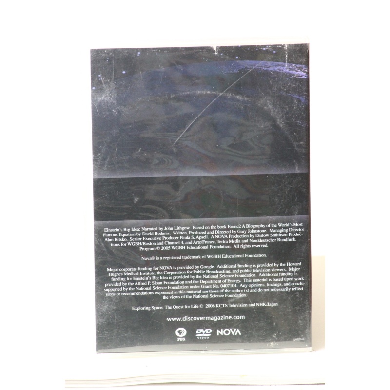 Discover  2006 - Einsteins Big idea - Exploring Space The Quest  DVD:5802
