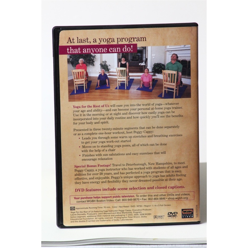 Yoga for the Rest of Us with Peggy Cappy -  WGBH Boston Video DVD:5813