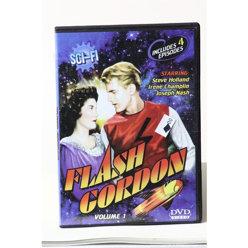 Flash Gordon Volume 1  4 Episodes Steve Holland Irene Champlin Jo DVD:5820