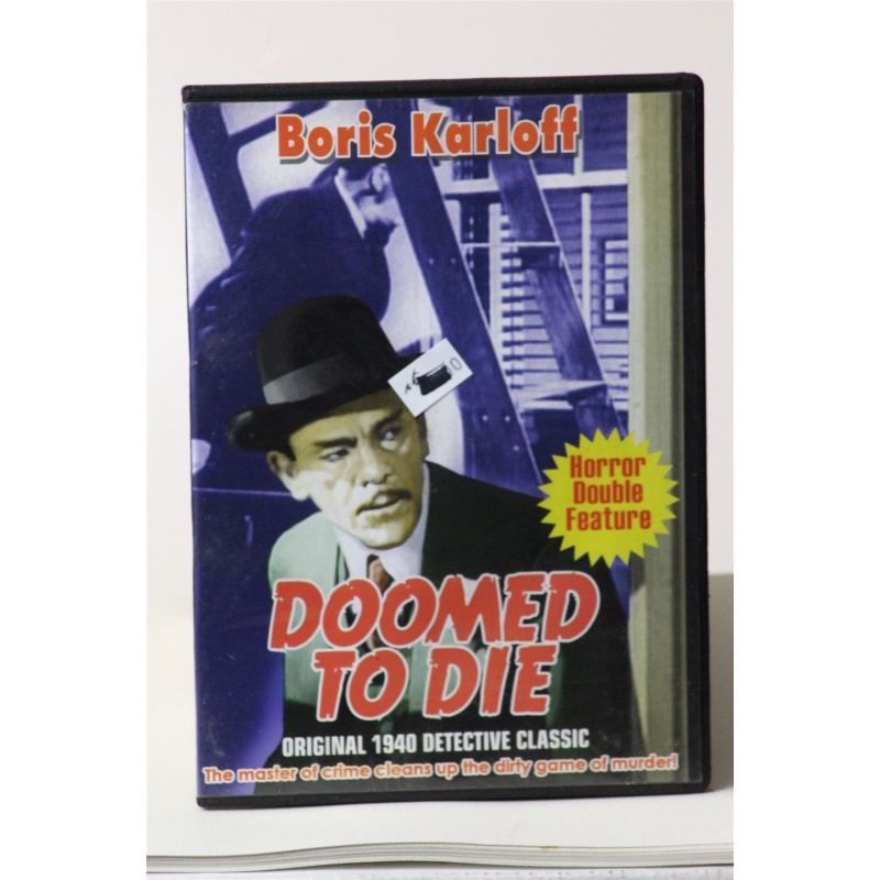 Horror Double Feature Boris Karloff  - Doomed to Die - The Ape DVD:5825