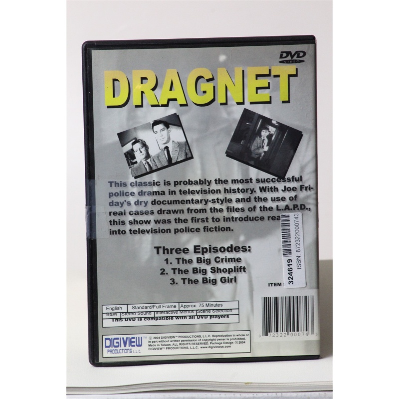 Dragnet Classic Tv Series #3 DVD:5661