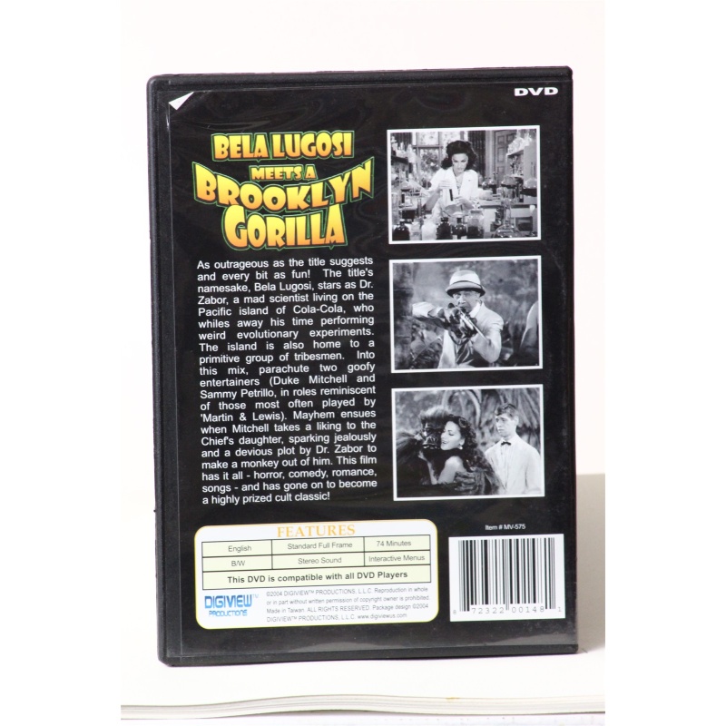 Bela Lugosi Meets A Brooklyn Gorilla DVD:5691
