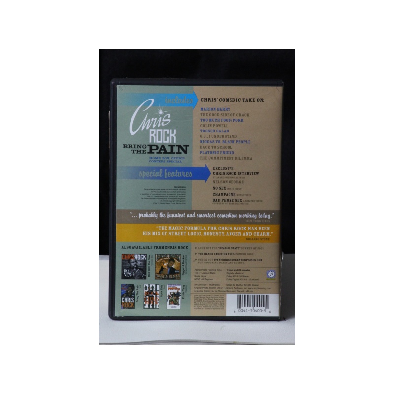Chris Rock: Bring The Pain DVD:5912