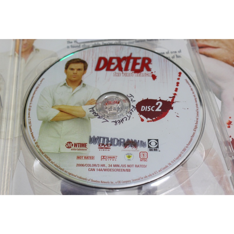 Dexter: Season 1 Discs 1 - 4 DVD:6225