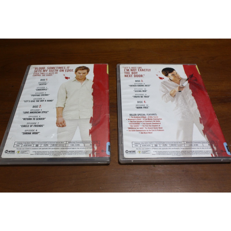 Dexter: Season 1 Discs 1 - 4 DVD:6225
