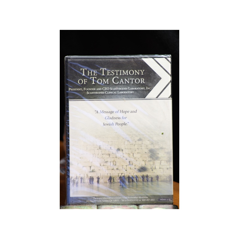 The Testomony Of Tom Cantor DVD:6339