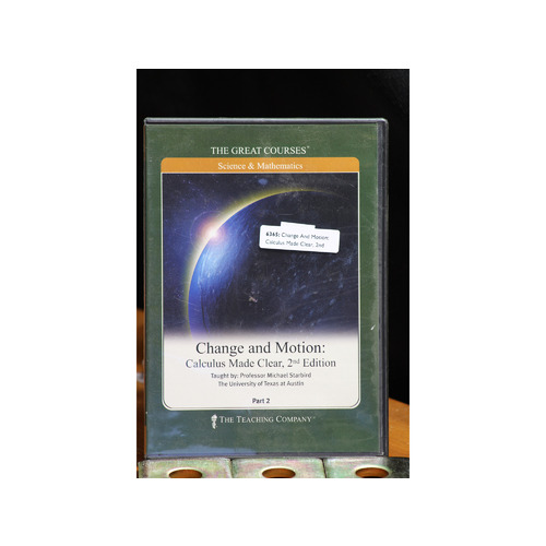 Change And Motion: Calculus Made Clear, 2nd Edition DVD:6365