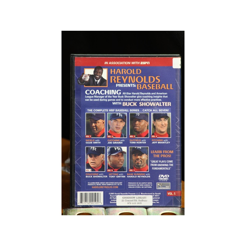 Harold Reynolds Presents Baseball Coaching DVD:6552
