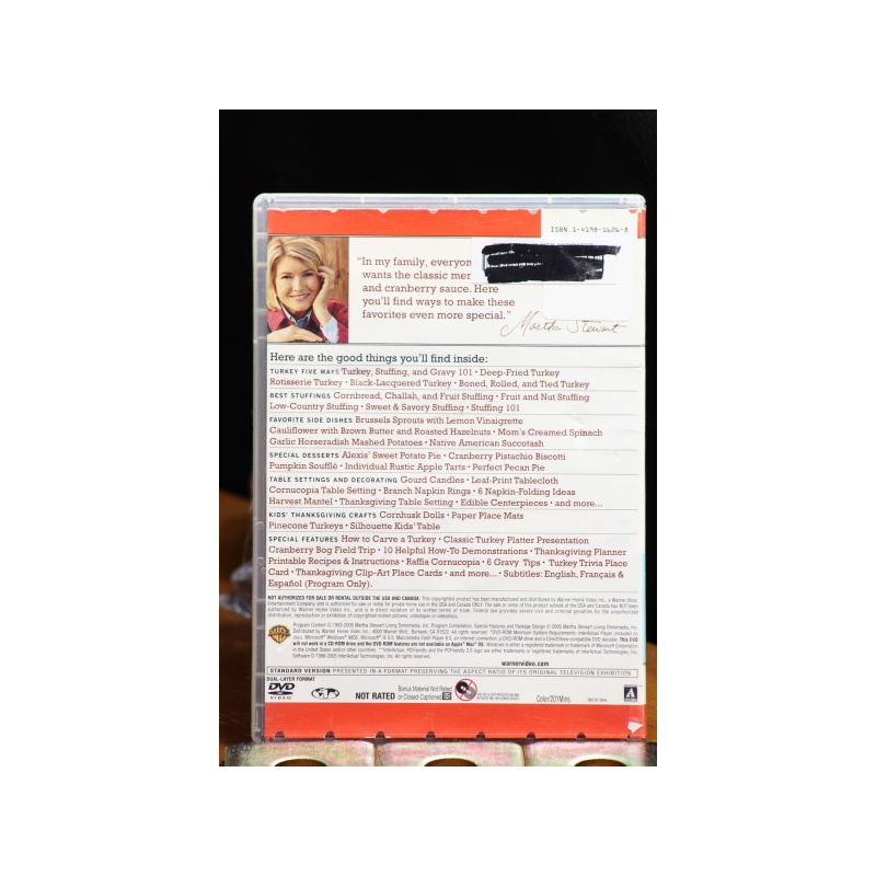 Marthas Classic Thankgiving DVD:6617